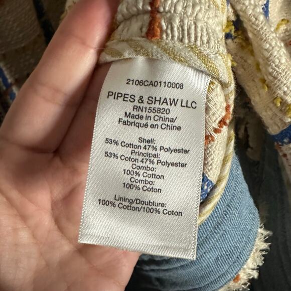 Veronica Beard Women's Nilaja Jacket Multicolor Size 4 Plaid Tweed Denim Trim - Picture 10 of 15